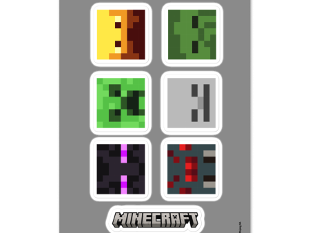 Minecraft Foe Sticker Sheet For Cheap