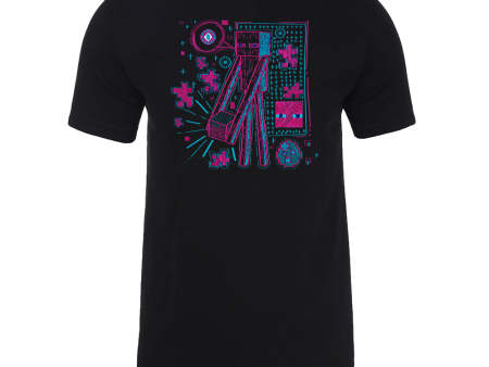 Minecraft Acid Sketch Enderman Adult Short Sleeve T-Shirt Supply