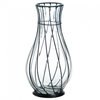 Glass Vase w  Swirled Metal Framework Online Hot Sale