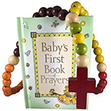 Four Beans, Baby Catholic Baptism Gift Set, Includes Baby s First Rosary and Baby s First Book of Prayers, Perfect Baptism, Christening, Shower Gifts Online Hot Sale