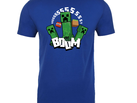 Minecraft Boom Adult Short Sleeve T-Shirt Online now