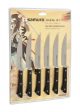 Juego de 6 cuchillos de carne Samura Harakiri TCSHR-0260B For Cheap