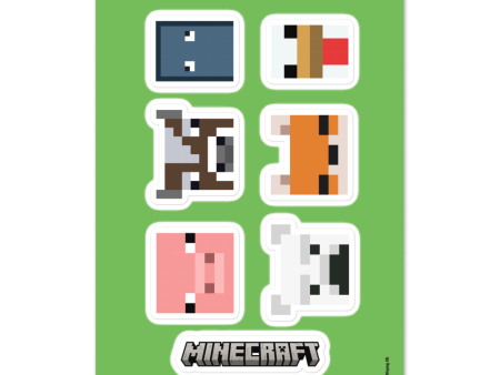 Minecraft Friend Sticker Sheet Online Hot Sale