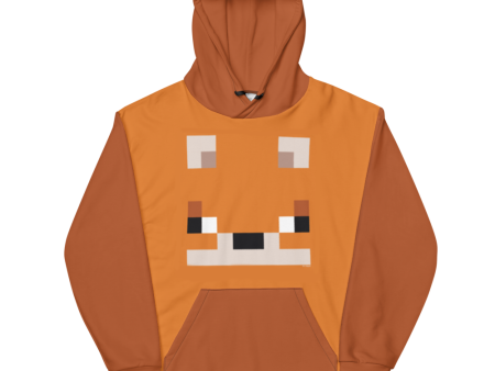 Minecraft Fox Adult Pullover Hoodie Online Hot Sale