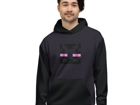 Minecraft Enderman Eyes Adult Hoodie Cheap