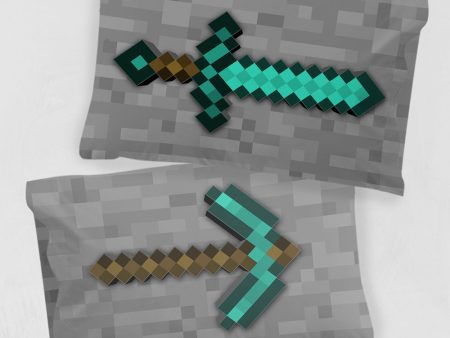 Minecraft Diamond Life 1 Pack Pillowcase on Sale