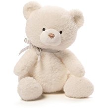 Baby GUND Oh So Soft Teddy Bear Stuffed Animal Plush, Cream, 12  Fashion