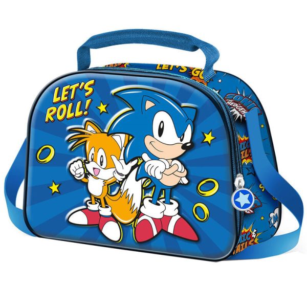 Bolsa portameriendas 3D Lets Roll Sonic The Hedgehot Cheap