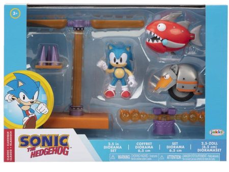 Blister diorama wave 2 Sonic The Hedgehog 6cm For Discount