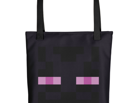 Minecraft Enderman Eyes Premium Tote Bag on Sale