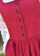 Vestido medieval sin mangas, vestido de correa Lene, rojo 1280022840 Online Sale