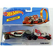 Hot Wheels Track Trucks - Turbo Beast - Rad Tractor and Trailer Hot on Sale