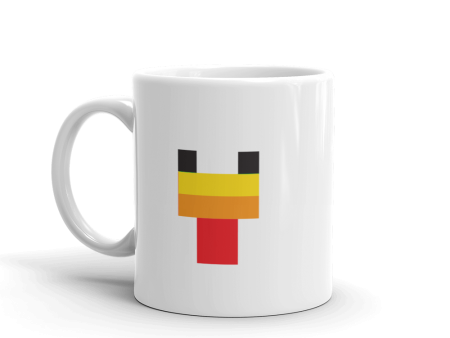 Minecraft Chicken Face White Mug Sale