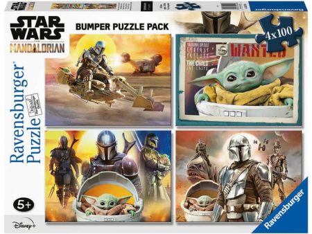 Puzzle The Mandalorian Star Wars 4x100pzs Supply