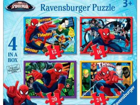 Puzzle Ultimate Spiderman Marvel 12+16+20+24pzs For Discount