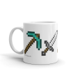 Minecraft Tools White Mug Cheap