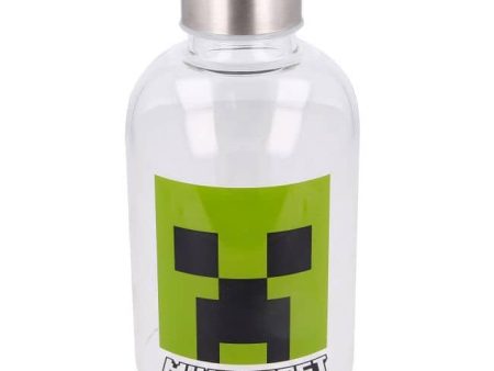 Botella cristal Minecraft 620ml Online now