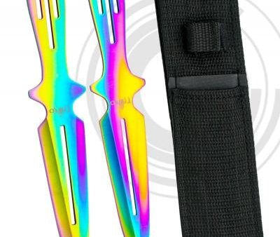 Set 2 Cuchillo Lanzador Rainbow H7005 Online Hot Sale