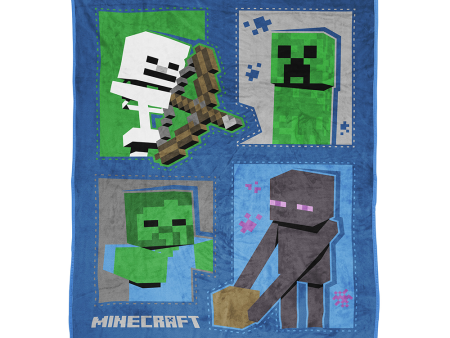 Minecraft Monster Hunters Icons Blanket Online