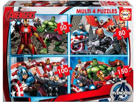 Puzzles Multi Vengadores Avengers Marvel 50-80-100-150pzs Discount