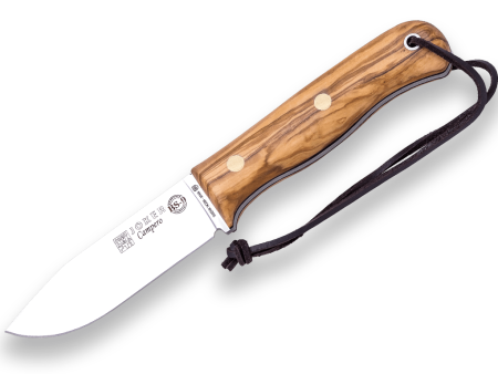 Cuchillo Bushcraft Joker Campero - Mango De Olivo y Funda - con Ferrocerio CO112 Cheap