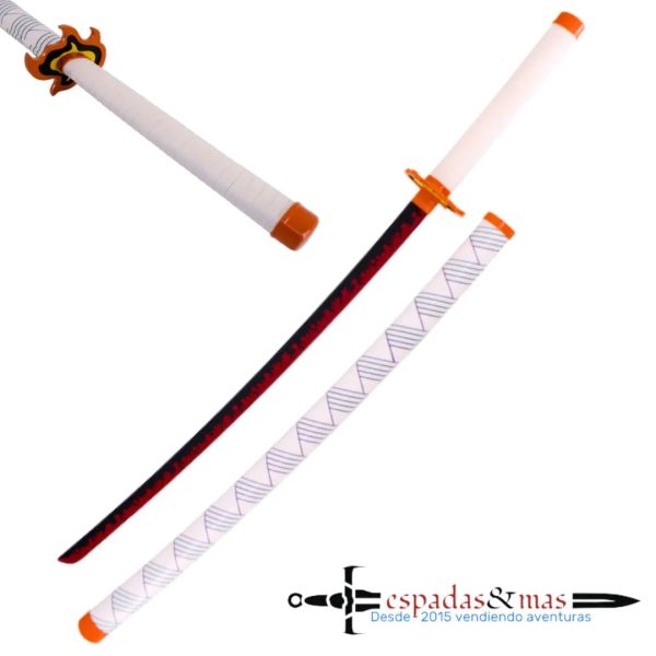 Katana de Rengoku Kyojuro Demon Slayer Kimetsu no Yaiba s0245 Online Sale