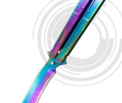 Navaja abanico o mariposa raimbow K2805W Fashion