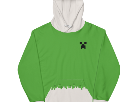 Minecraft Creeper Adult Pullover Hoodie Sale