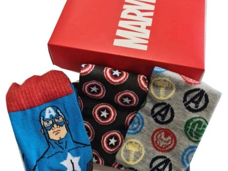 Pack 3 calcetines Vengadores Avengers Marvel adulto surtido For Discount