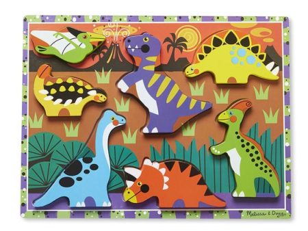 Dinosaurs Chunky Puzzle - 7 Pieces For Discount