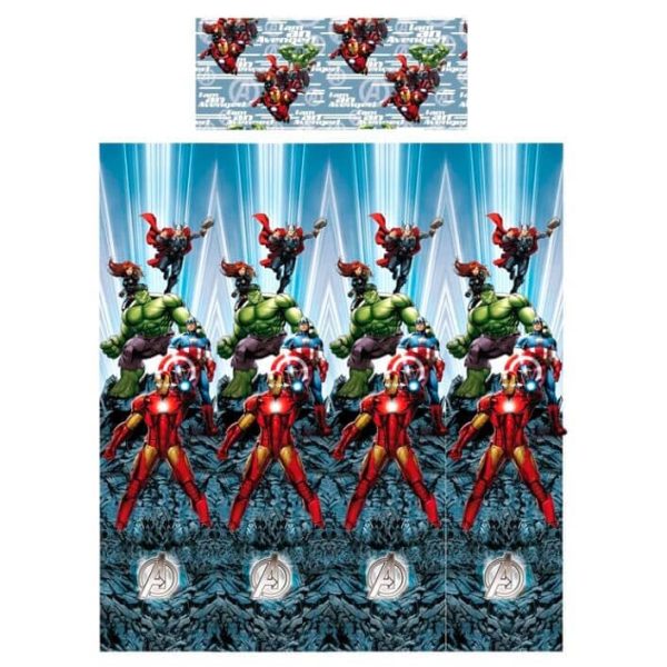 Juego sabanas Vengadores Avengers Marvel 105cm algodon Supply