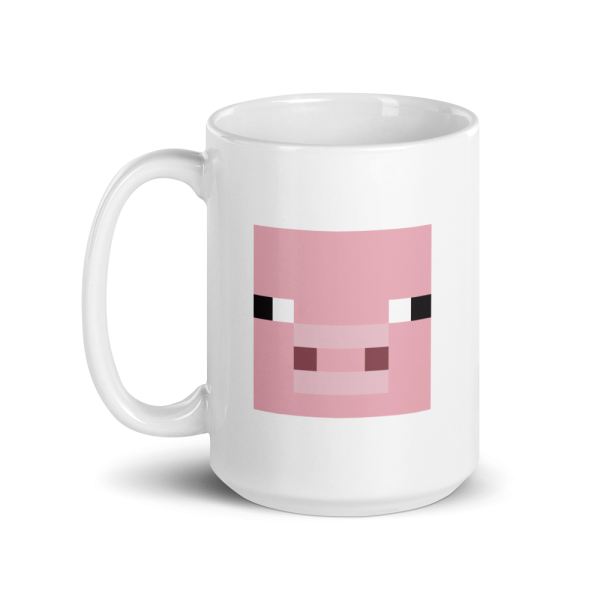 Minecraft Pig White Mug on Sale