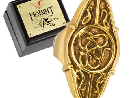 Elrond - Anillo plata pura chapado en oro EL HOBBIT NN1225 For Cheap