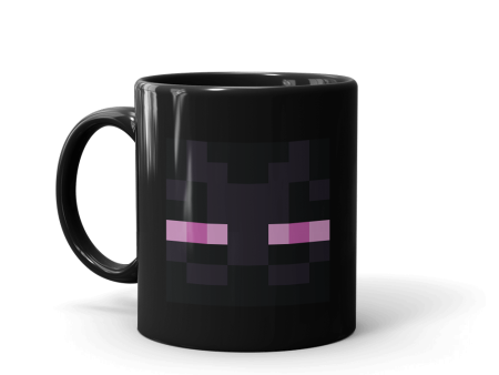 Minecraft Enderman Eyes Black Mug Discount