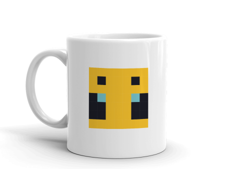 Minecraft Bee White Mug Online Hot Sale