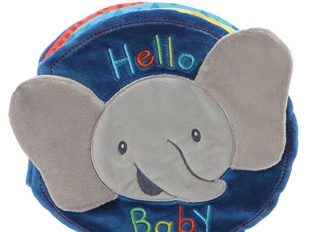 Gund Baby Flappy the Elephant Soft Activity Sensory Stimulating Book, 8  For Sale