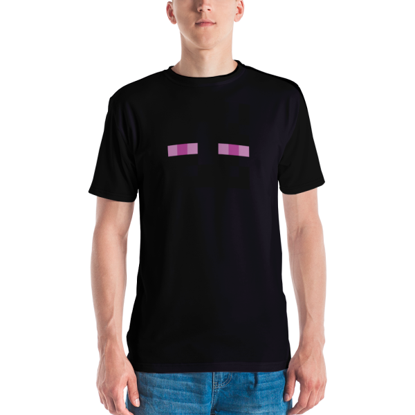 Minecraft Enderman Eyes Unisex Short Sleeve T-Shirt Online Sale