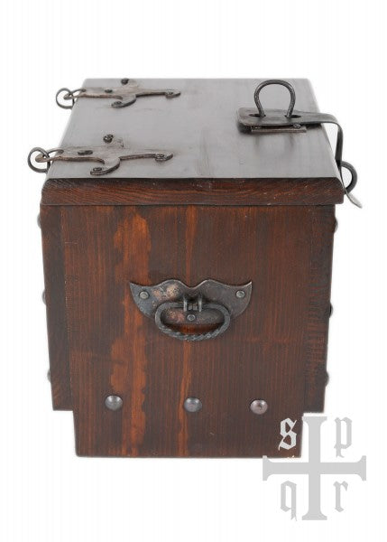 Caja de madera vikinga con motivo de serpiente Midgard, aprox. 33 x 25 x 28 cm 1564000137 on Sale