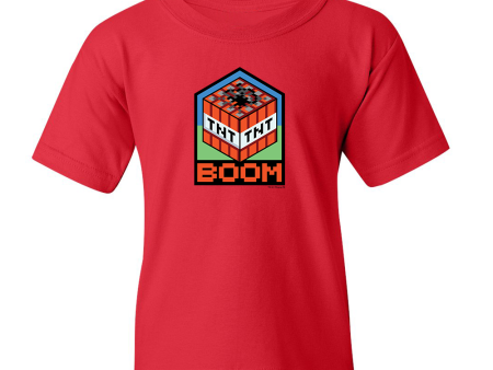 Minecraft Boom Kids Short Sleeve T-Shirt Online Hot Sale