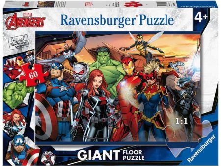 Puzzle Gigante Los Vengadores Avengers Marvel 60pzs For Sale