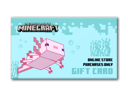 Minecraft Shop Axolotl eGift Card For Sale