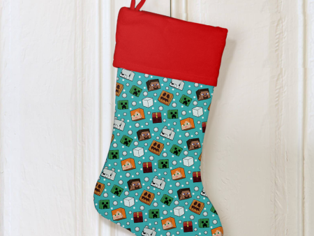 Minecraft Heads Holiday Stocking Discount