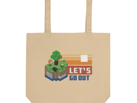 Minecraft Let s Go Out Tote Bag For Sale