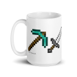 Minecraft Tools White Mug Cheap